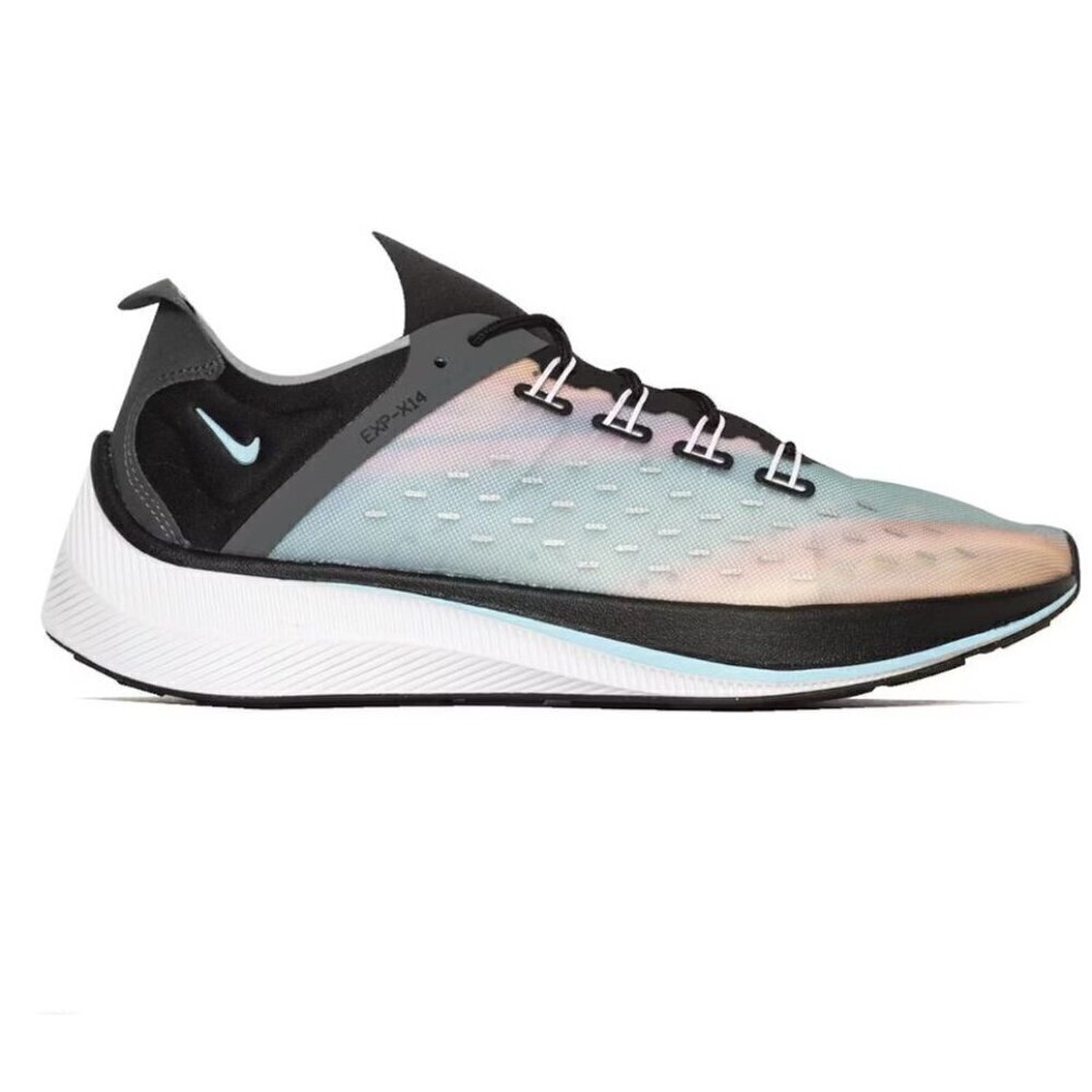 Nike Exp-X14 Sneakers Black Blue Chill Sneakers BQ6972-001 Size 10